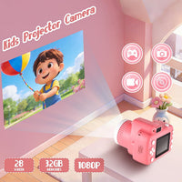 Kids Digital Camera with Video Games, Digital Camera for Kids Fhd 1080P.