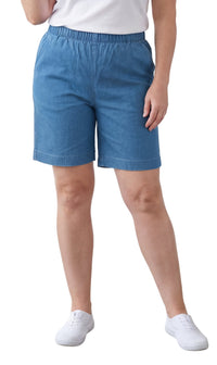 Women's Pull-On Denim and Twill Shorts