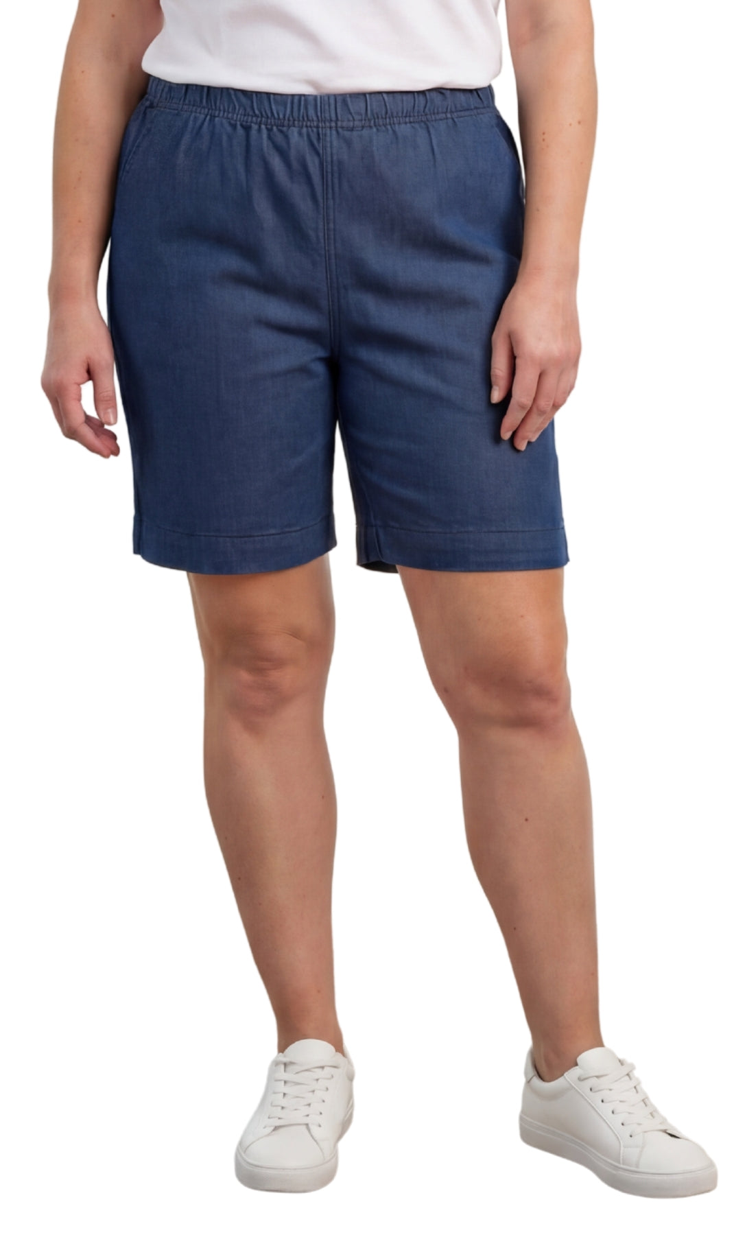 Women's Pull-On Denim and Twill Shorts
