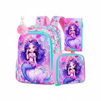 Backpacks Set for Elementary Preschool Kindergarten(Pink)