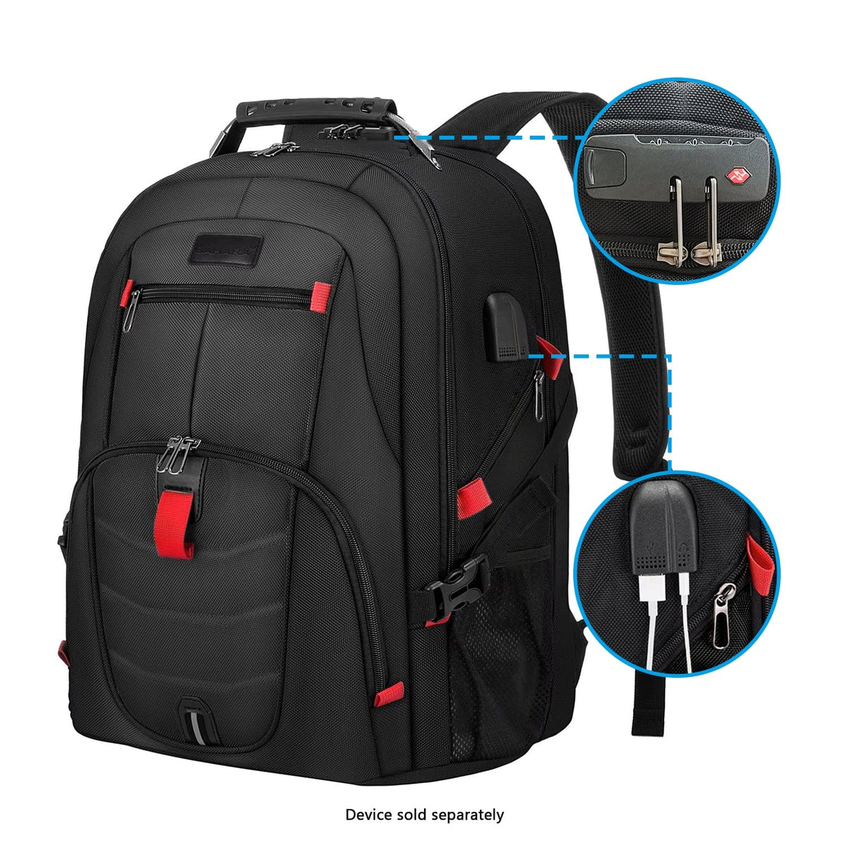 All-in-One Backpack with Anti-Theft lock Fits Laptops