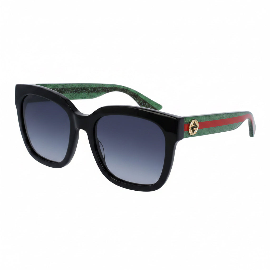Grey Gradient Square Ladies Sunglasses GG0034SN 002 54