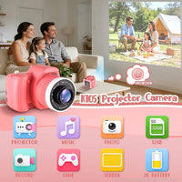 Kids Digital Camera with Video Games, Digital Camera for Kids Fhd 1080P.