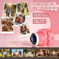 Kids Digital Camera with Video Games, Digital Camera for Kids Fhd 1080P.