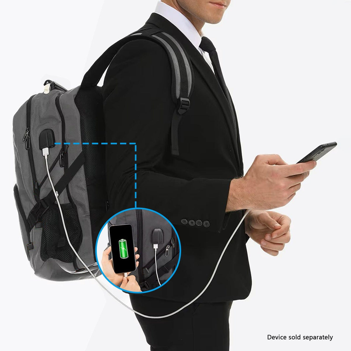 All-in-One Backpack with Anti-Theft lock Fits Laptops