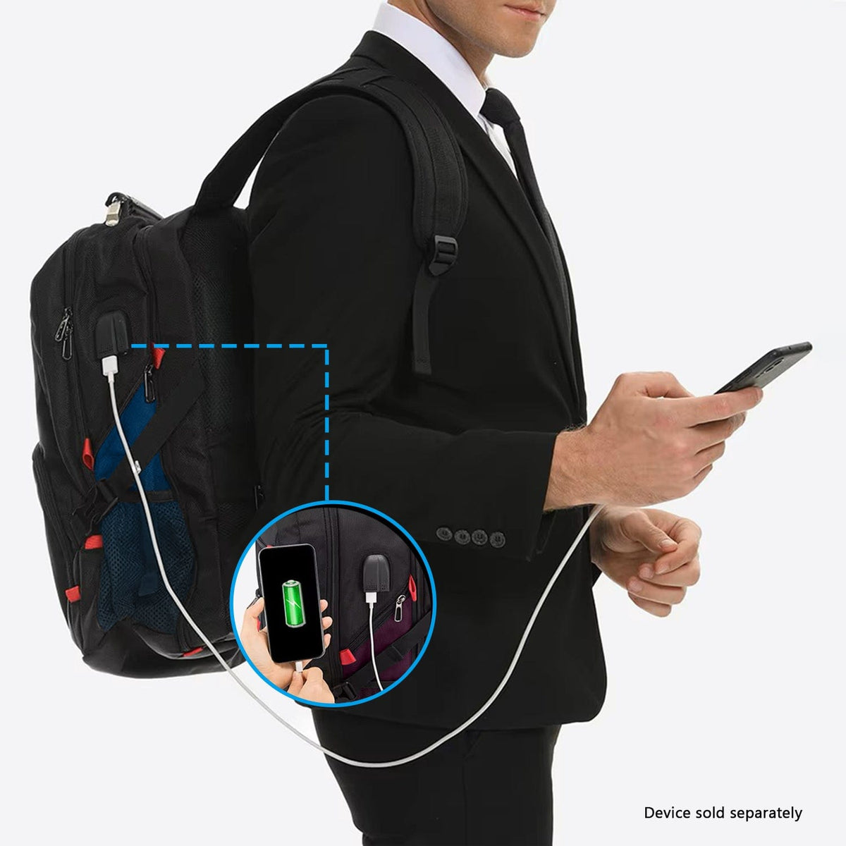 All-in-One Backpack with Anti-Theft lock Fits Laptops
