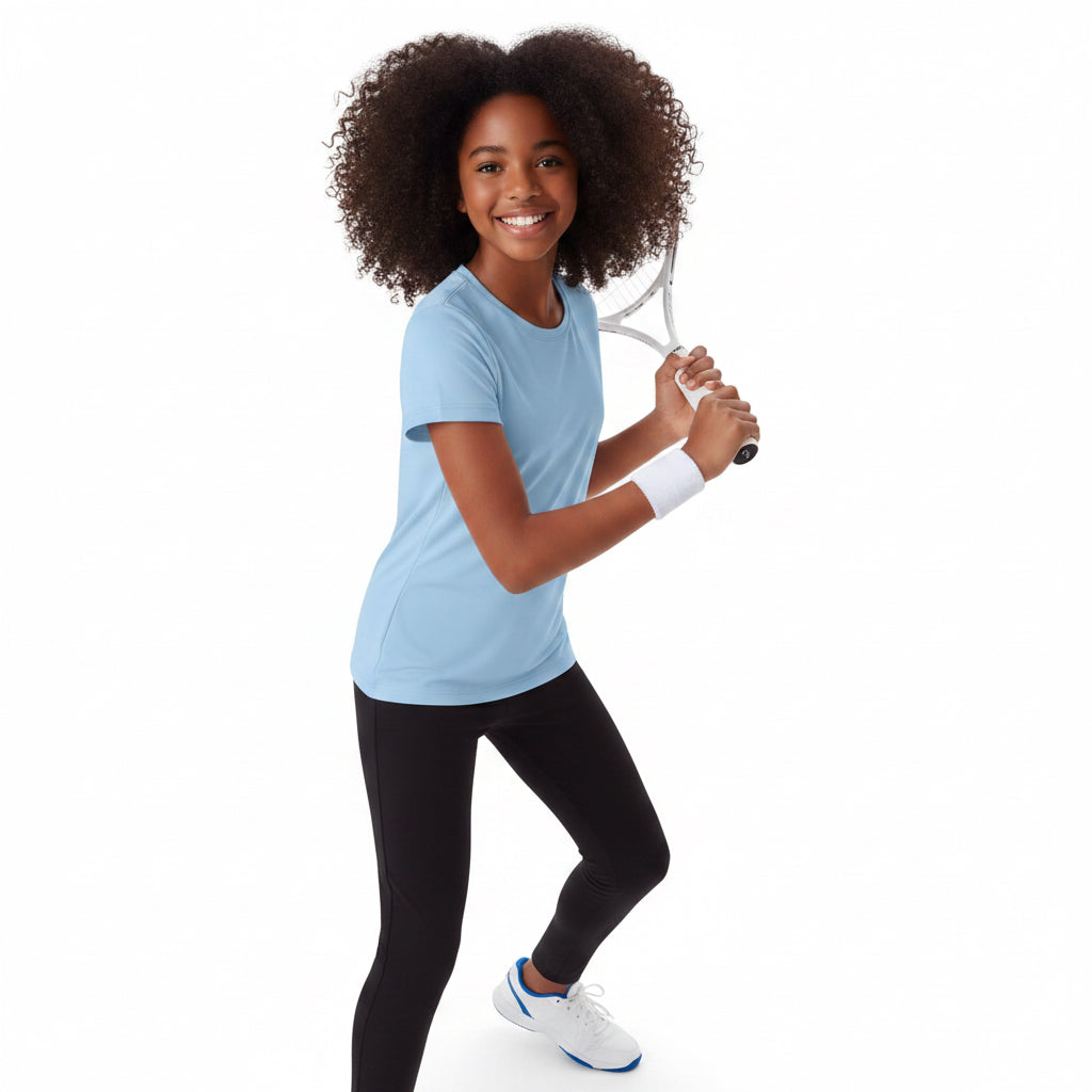 T-Shirts Kids Quick Dry Crewneck Sports