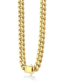 5Mm 18K Gold Filled Cuban Chain Necklaces, 30 Inch  Jewelry for Women
