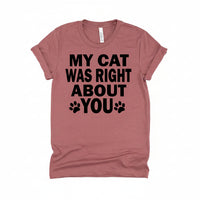 Funny Cat Shirt – Bella Canvas Tee