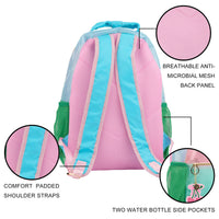 Clear Color Block Jelly Backpack