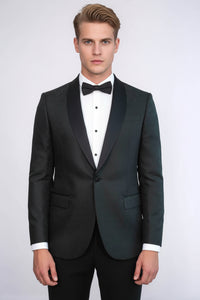 Shawl Lapel Black Men Evening Jacket Wessi