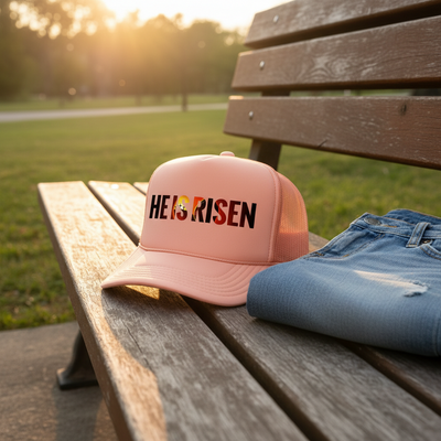 HE IS RISEN Trucker