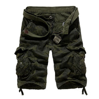 Cargo Shorts Men Summer Military Camo