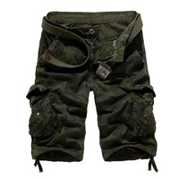 Cargo Shorts Men Summer Military Camo