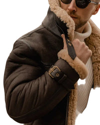Leather Long Jacket Coat