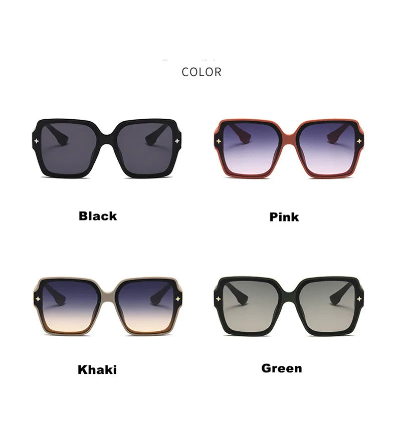 Sunglasses for Women Luxury UV Protection Large Frame