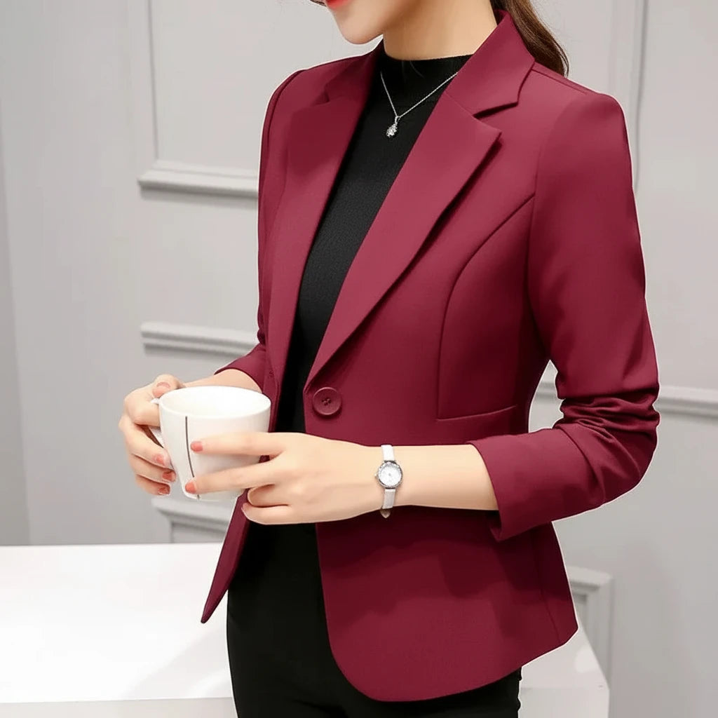 Women Blazer Girl Tops Reefer Jackets
