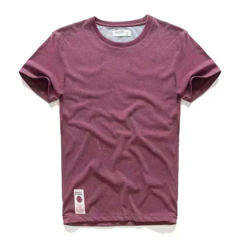 Men's T-shirt  Causal Cotton Basic