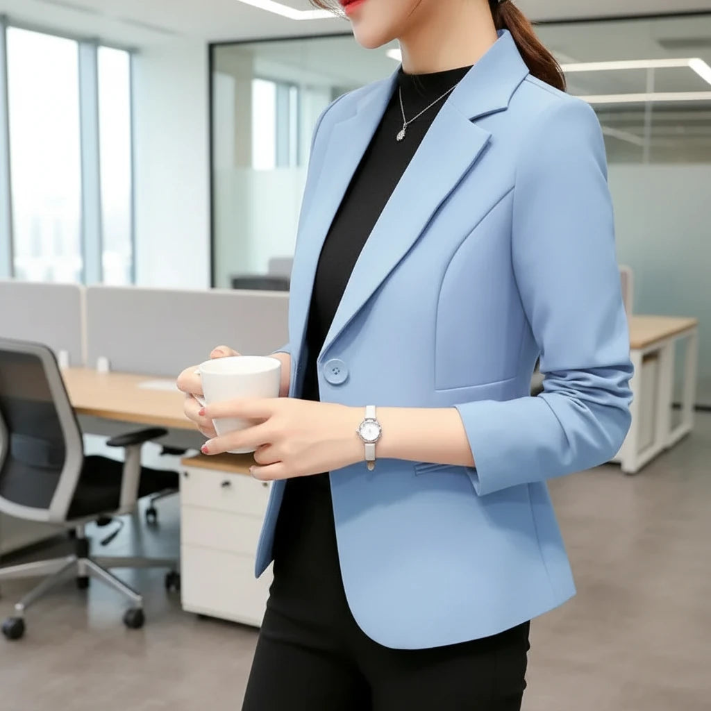 Women Blazer Girl Tops Reefer Jackets