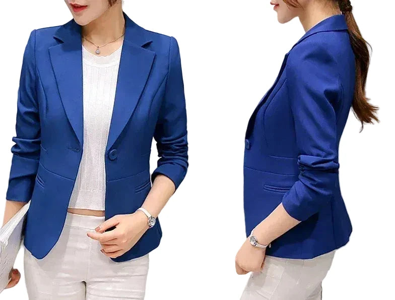 Women Blazer Girl Tops Reefer Jackets
