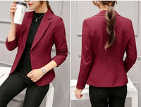 Women Blazer Girl Tops Reefer Jackets