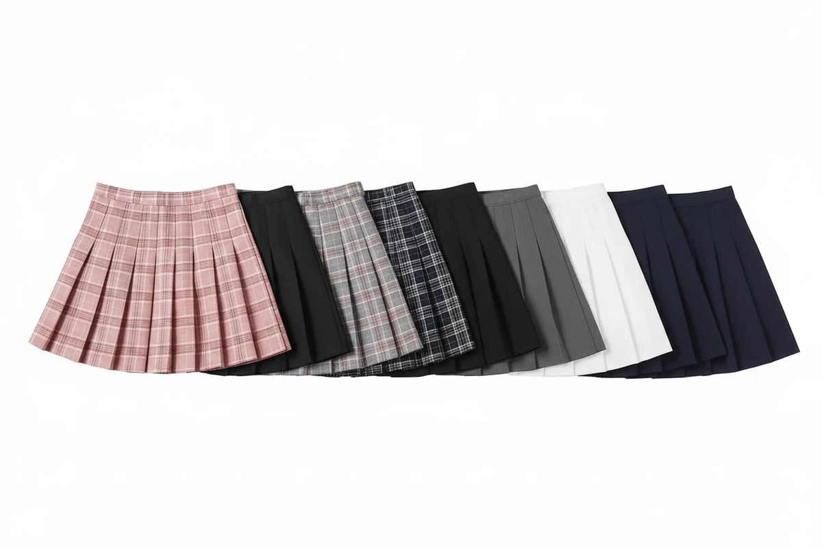 Mini Pleated Skirts For Girls
