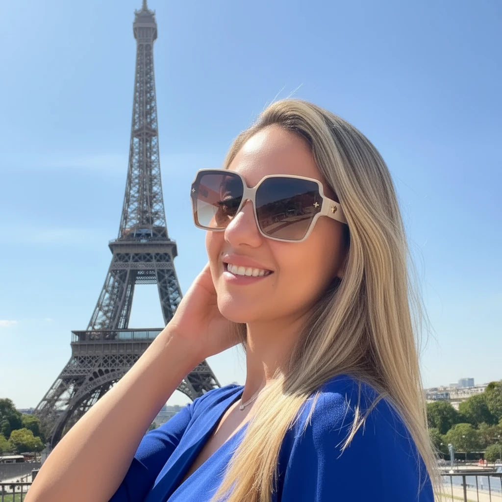 Sunglasses for Women Luxury UV Protection Large Frame
