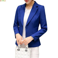 Women Blazer Girl Tops Reefer Jackets
