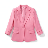 Women Blazer Girl Tops Reefer Jackets