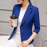 Women Blazer Girl Tops Reefer Jackets