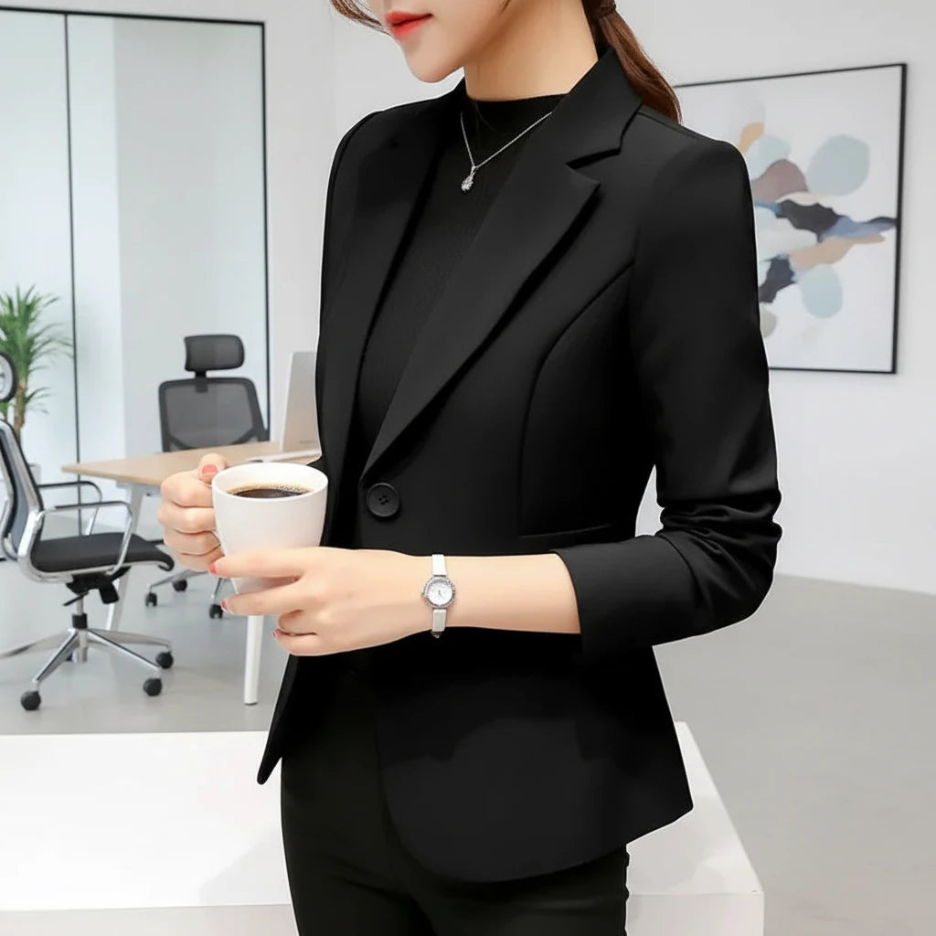 Women Blazer Girl Tops Reefer Jackets
