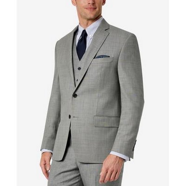 Ralph Lauren Mens Classic-Fit Wool Stretch Suit Jacket