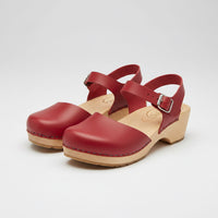 Thick Heel Sandals with Buckle for Women