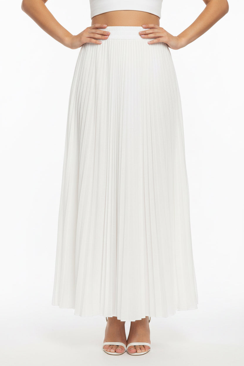 Bohemian Renaissance Long Skirts White