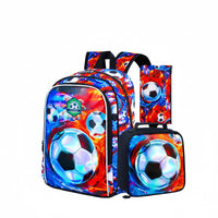 Kids Bookbag with Lunch Box 3Pcs