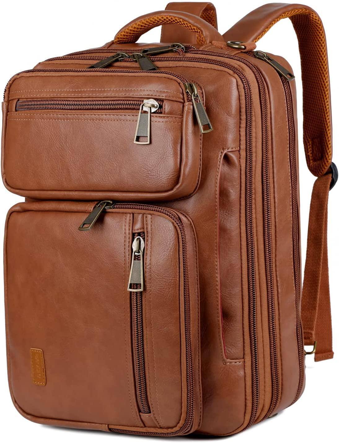 Men's Vegan Leather Backpack