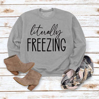 Girls Printed Loose Round Neck sweater