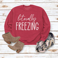 Girls Printed Loose Round Neck sweater