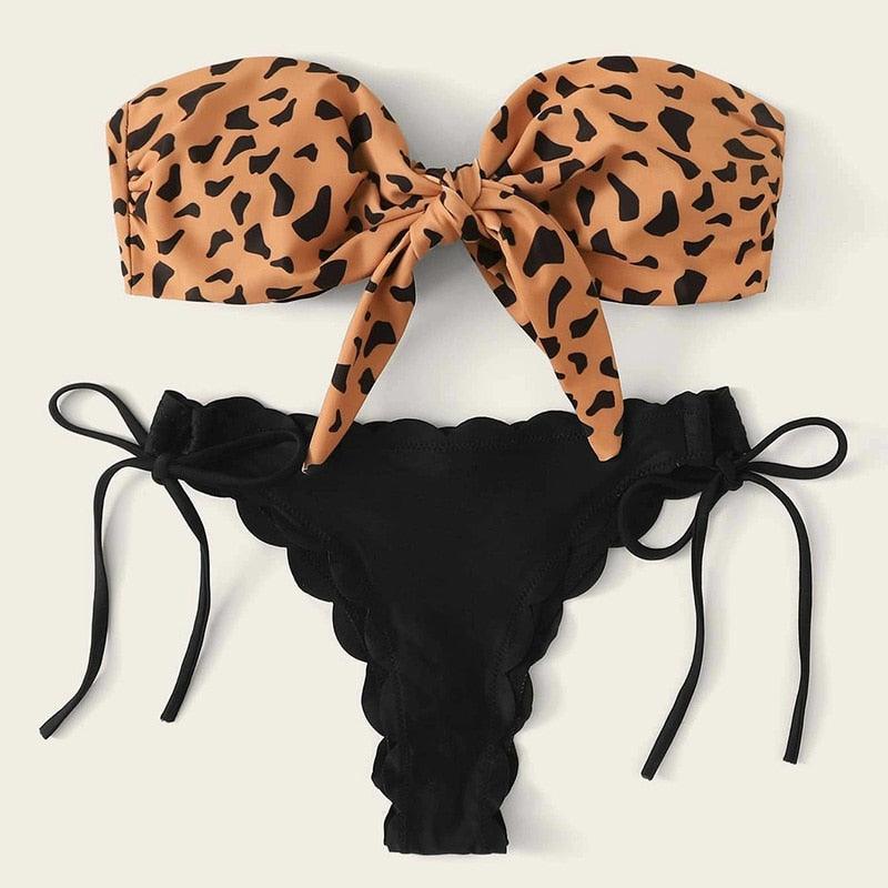 Summer Blue Bikini Women Swimwear