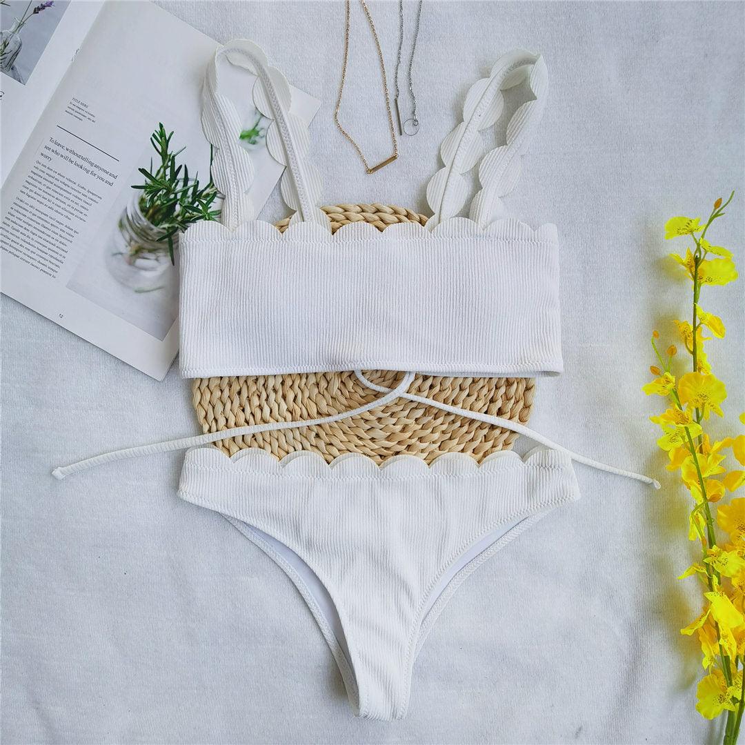 Summer Blue Bikini Women Swimwear