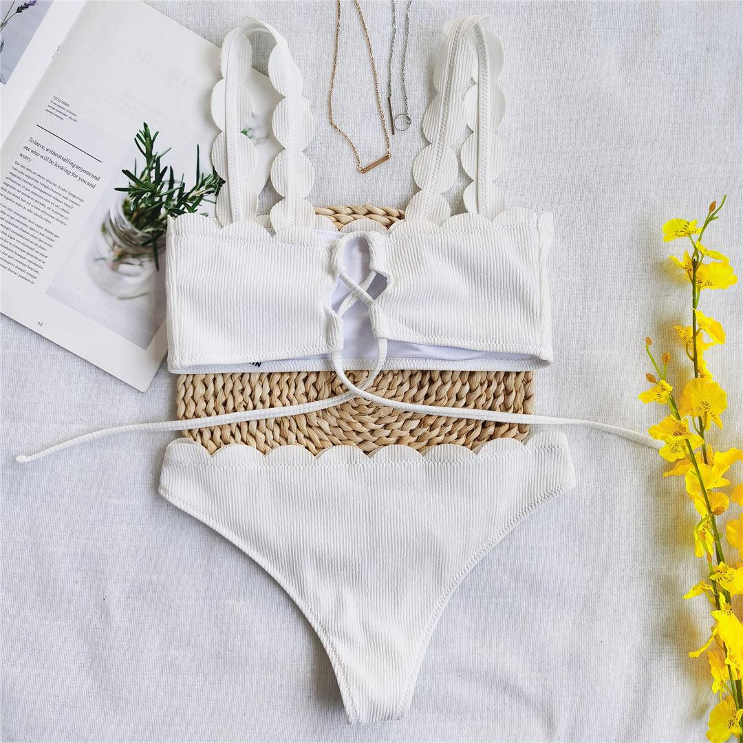 Summer Blue Bikini Women Swimwear