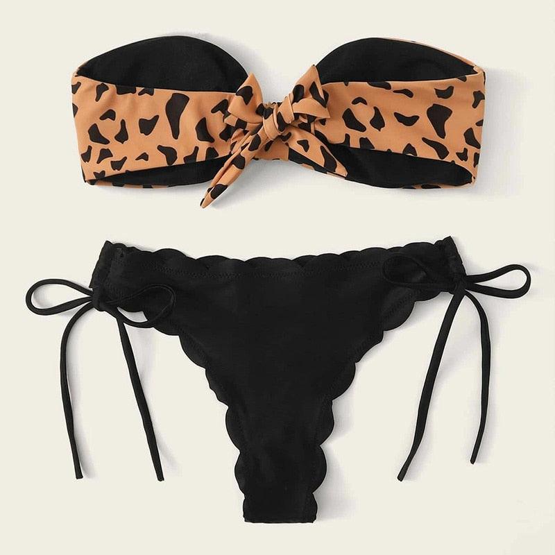 Summer Blue Bikini Women Swimwear